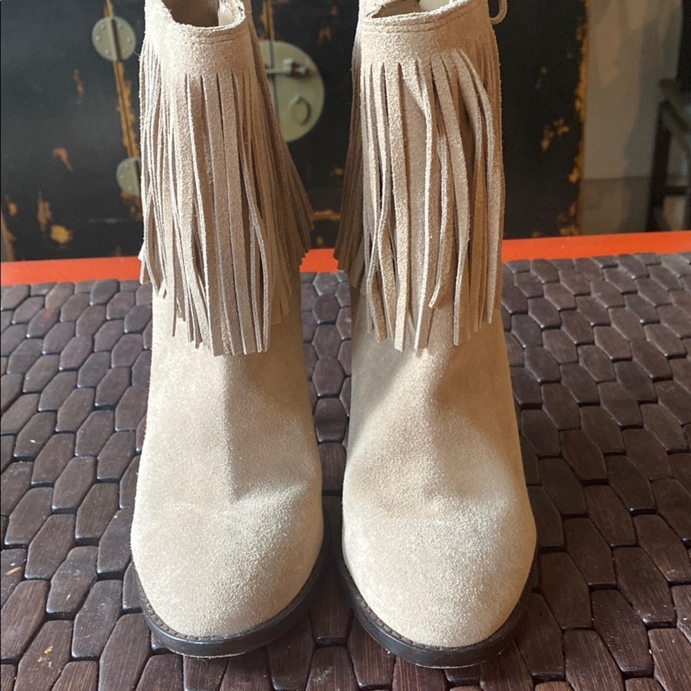 Jolie fringed ankle bootee size 38 - Picture 2 of 5